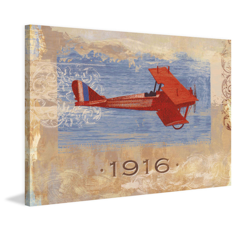 Vintage Plane 116 by Alan Hopfensperger - Wrapped Canvas Print, 41cm H x 61cm W x 3.8cm D