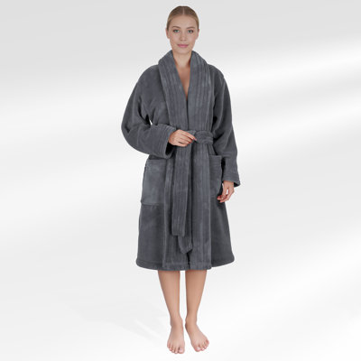 Ibanez Warm Fleece Super Soft Adult Woman Bathrobes