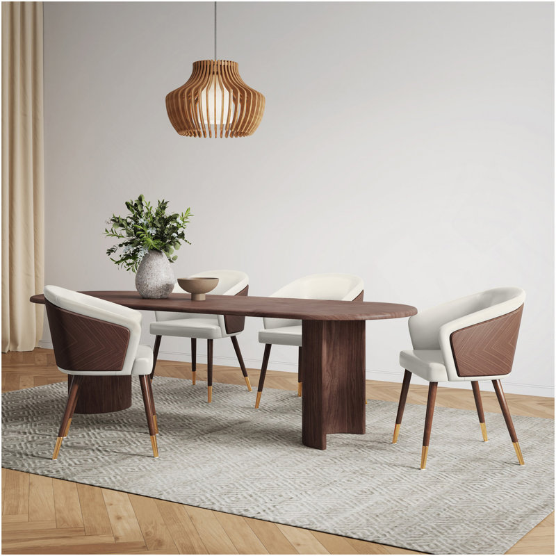 Chaise de salle à manger crème