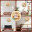 Fêtes-Ornements-Couronne-Horloge