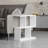Barbara Side Table Modern 2-Tier Design with Storage Compartments-32302008