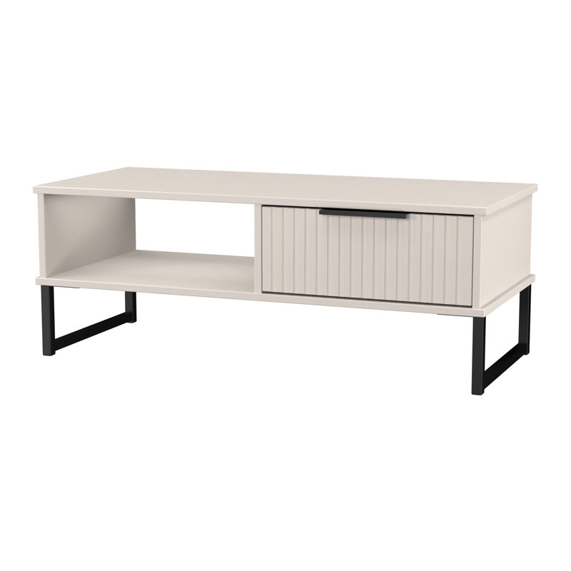Takirra Coffee Table with Storage, Beige