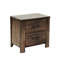 Armoire de chambre à coucher moderne en bois avec 2 tiroirs - tiroir de chevet avec rangement contemporain