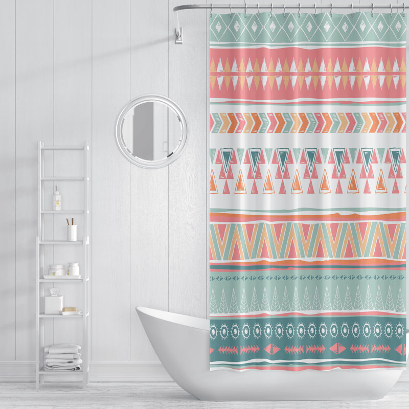 Rideau de douche simple Grenola, H 72 po x l 70 po