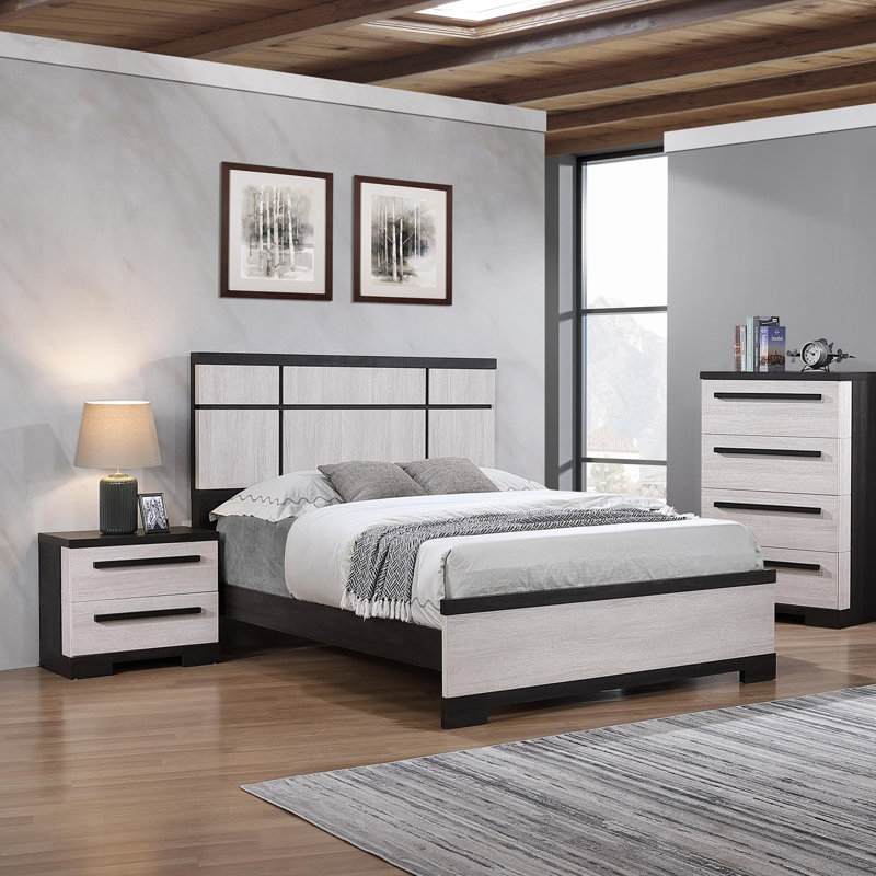 Tête de lit à panneau 1pc, Crème, Grand