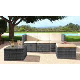 Myah 4 Seater Rattan Corner Sofa Set