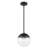 Martina 1 - Light Matte Black Sphere Pendant-86275726