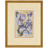 Blue Petals II Print