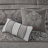 7 Piece Jacquard Comforter Set Grey