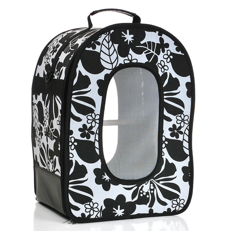 Sac de transport pour animaux Medellin, Grand (H 14 po x l 9 po x P 19 po), Noir