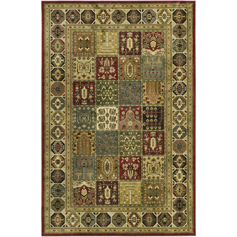 Tapis en viscose Randalholme, Forme rectangulaire : 2 pi 3 po x 3 pi 6 po