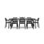 Toni Tablo Outdoor Dining Table Set With Armchairs-1937546272