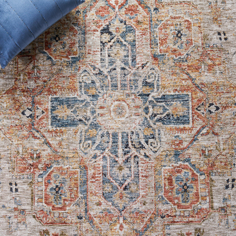 Tapis argenté / ivoire Silverado 110, Rectangle 8 pi x 10 pi