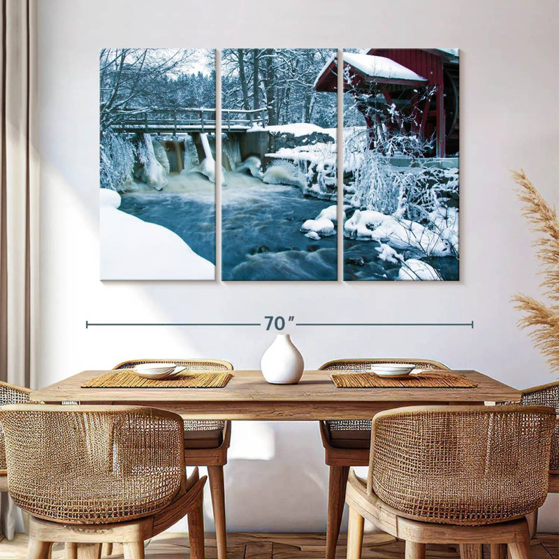 Alvord Winter River, 42" H x 65" W