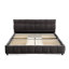 Grand lit tapissier, cadre de lit rembourré confortable, tissu chenille, avec tête de lit et cadre de lit solide. Avec tiroir pour le rangement (88,5 po x 68,5 po x 31 po)-1668067654-1668067653
