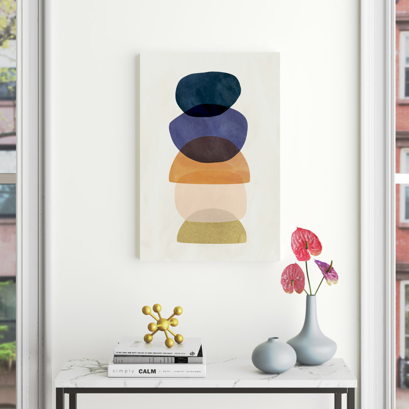 Mod Pods I by Victoria Borges - Painting, 122cm H x 81cm W, Wrapped Canvas