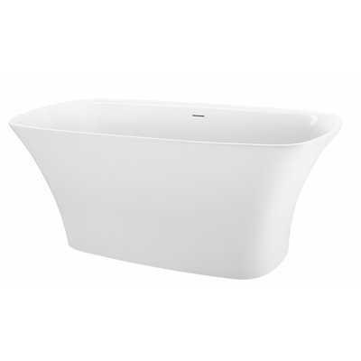 66.93'' x 30.71'' Freestanding Soaking Acrylic Bathtub
