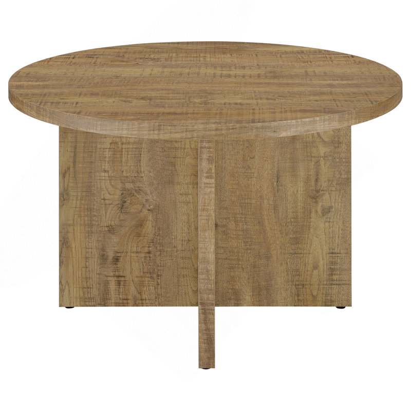 Larrabee Mango Brown Round Dining Table