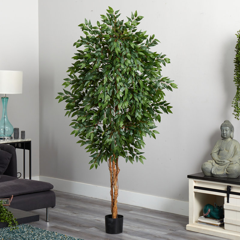 Faux Olive Tree Tree in Pot, 72" H x 35" W x 35" D