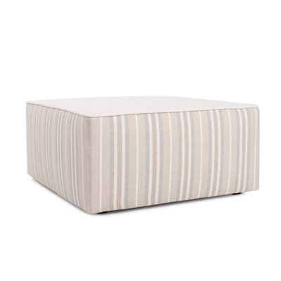 Housse pour repose-pieds carré intérieur / extérieur Laverna