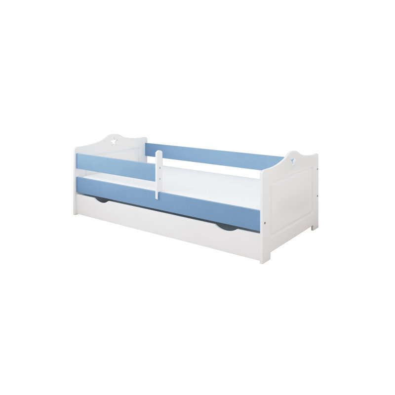 Simons Cabin Bed with Storage Included, 70 x 140 cm, Blue
