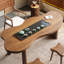 Bureau en bois massif noyer courbé-108798444