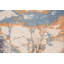 Tapis à motif abstrait et naturel 5 x 8