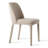 19.5" Seat Height Upholstered Fabric Dining Chair-1359239404