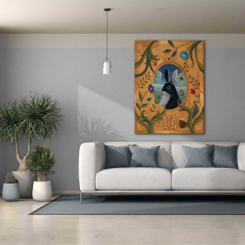 «The Littlest Gardener» par Gina Matarazzo, art mural sur toile, H 54 po x l 40 po x P 1,5 po