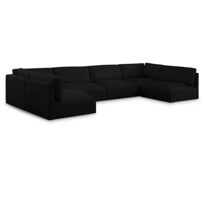 Hiroya Upholstered L-Shaped Sectional Reversible