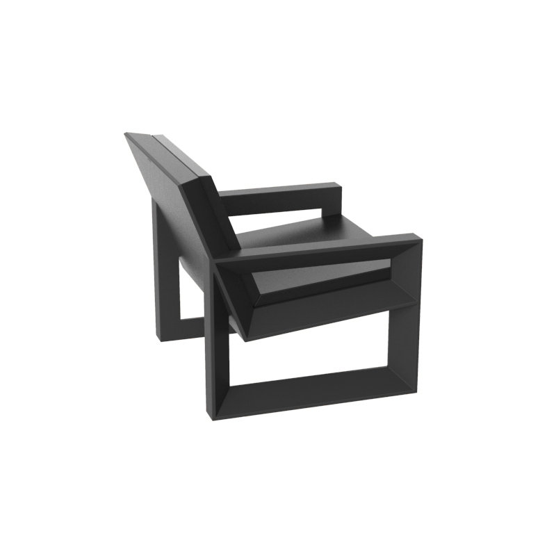 Frame - Resin Lounge Chair - Basic, Black