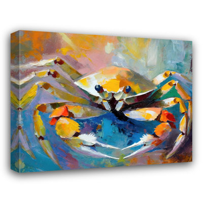 «Crabe sur toile» par Stephen Chambers