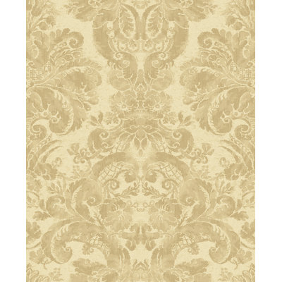 Papier peint damassé délavé Seabrook Designs