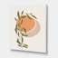 Abstrait soleil orange et lune avec feuille tropicale - impression sur toile-59724773-59767418