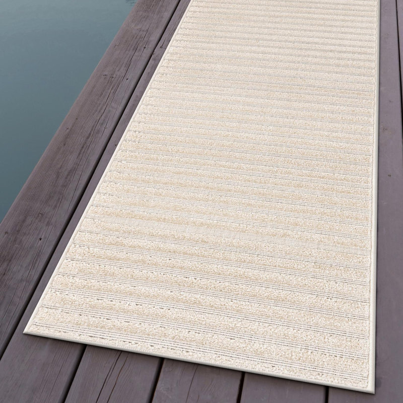 Sabrina Soto Stripes Indoor/Outdoor Rug, Rectangle 7'10" x 10'