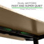 Bureau debout électrique à double moteur 60 po x 30 po Uncage-757325555-757325545