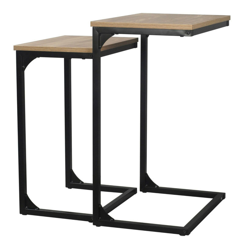 Trautman Frame Nesting Tables, Oak