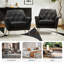 Fauteuil Johan avec dossier capitonné-69989029