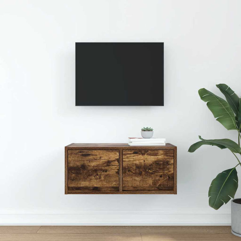 Unfinished Floating TV Stand for TVs up to 28"