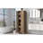 Storage Cabinet With Two Doors For Bathroom, Office, Adjustable Shelf, MDF Board, Brown-239058335