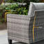 Chaise de patio avec coussins-880498723