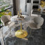 Cleofus Round Metal Base Dining Table-561748710-558404552-566617741