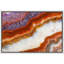 «Mauve rouge, blanc, gemme, paysage de cristal, gros plan, impression sur toile»-93589579-93589583