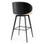 Swivel Upholstered Stool with Metal Frame-402636842-402638806