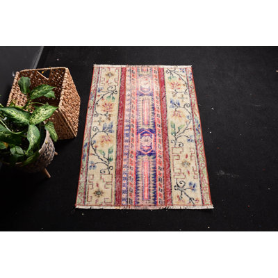Bedroom Rugs, Beige Wool Rugs, Vintage Rugs, Turkish Rug, Boho Rugs, 2.4x3.2 ft Small Rugs