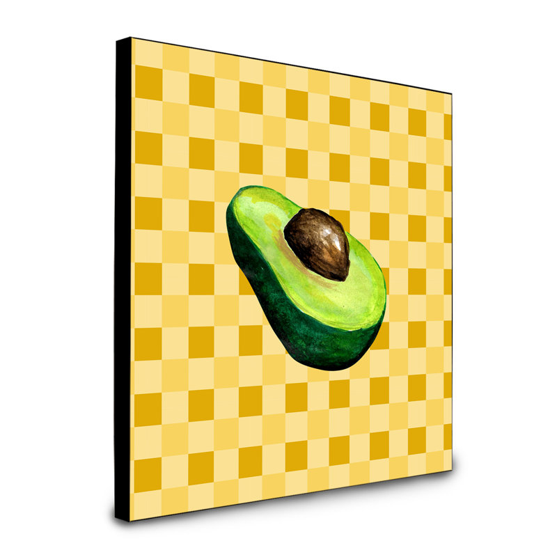 « sliced avacado on basketweave », art encadré Brochard