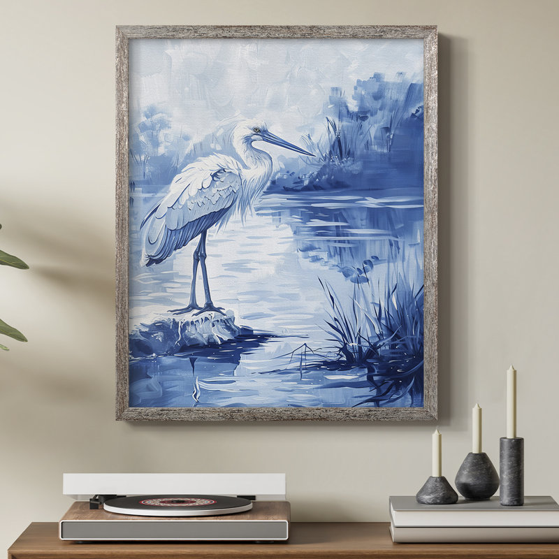 ANIMALS Series XCV III, reproduction d'art encadrée - bois massif, H 15 po x l 12 po