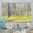 Toile avec cadre flottant blanc