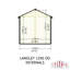 Langley 12 ft. W x 6 ft. D Wooden Storage Shed