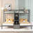  Twin over Twin Bunk Bed with Built-In Staircase and Storage Drawer, Space-Saving Loft Design, Gray